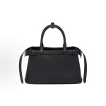 PRADA Buckle printed letter logo detachable and adjustable shoulder strap crossbody handbag, small size for women, black